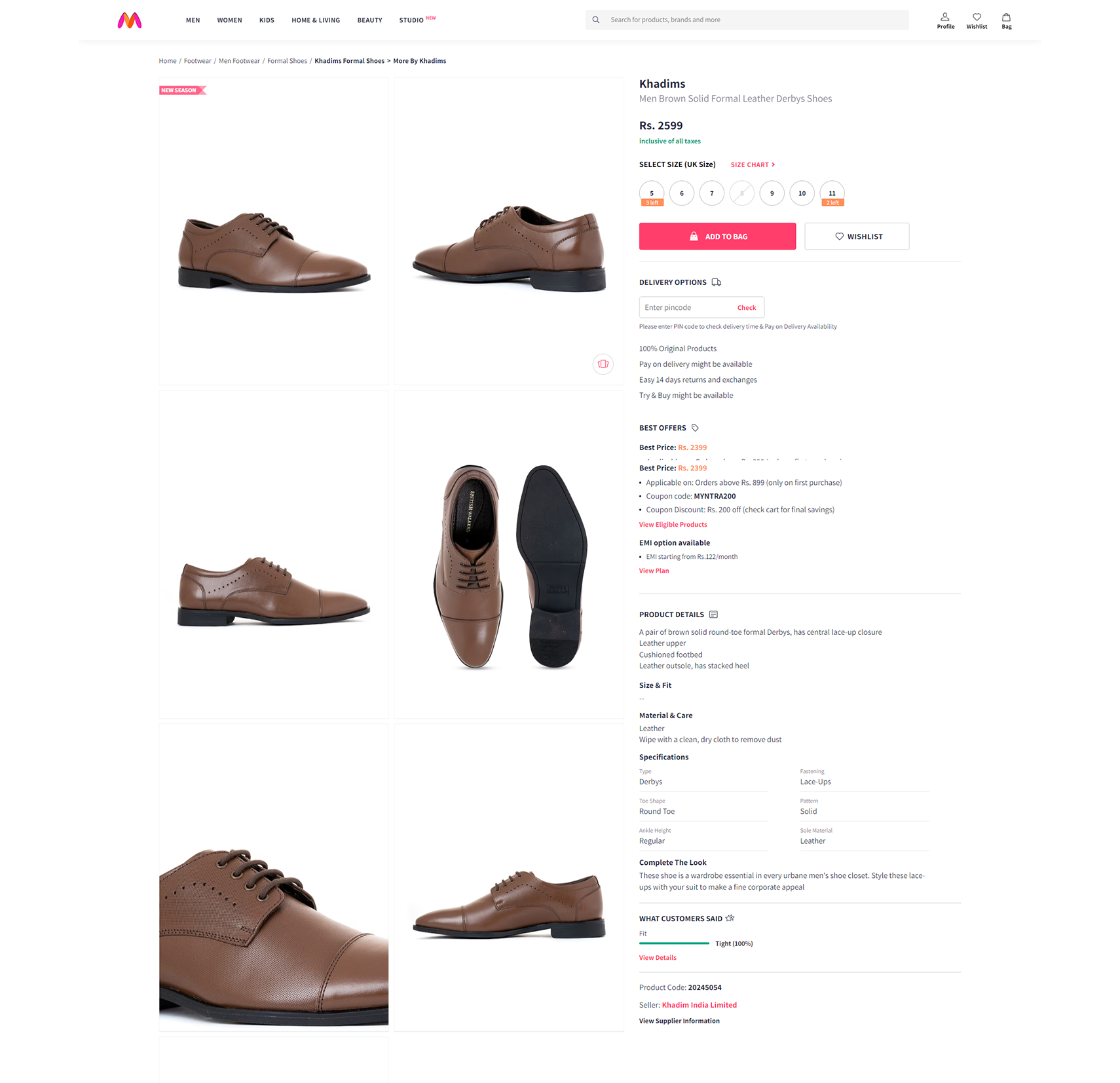 Myntra Approved Photographer for footwear shoot in Kolkata
